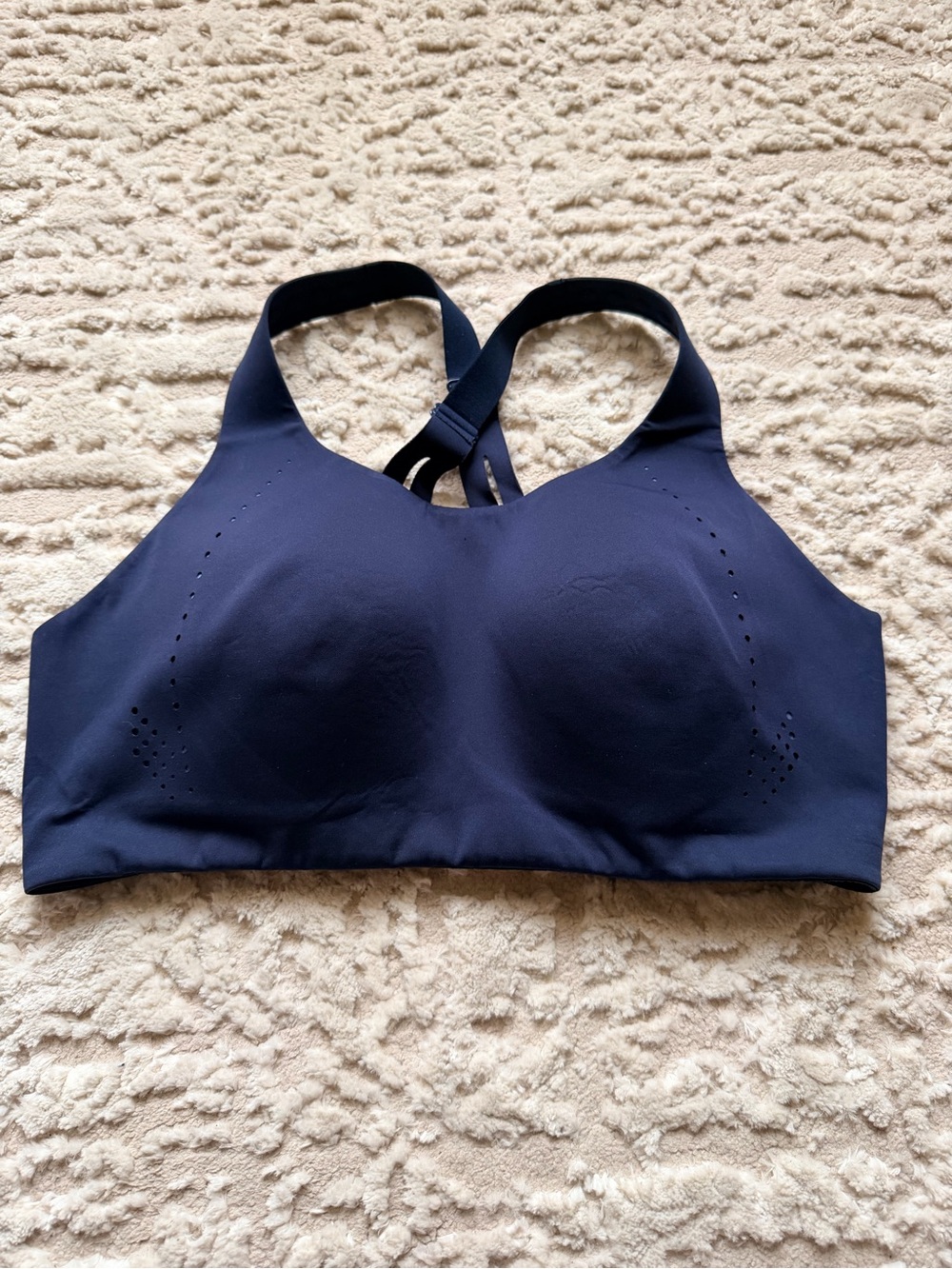 Lululemon Sports Bra Women Air Support Cross Back Ultralu Run Gym Hype Core